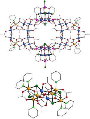 Giant Heterometallic [Mn36Ni4]0/2− and [Mn32Co8] “Loops-of-Loops-and-Supertetrahedra” Molecular Aggregates